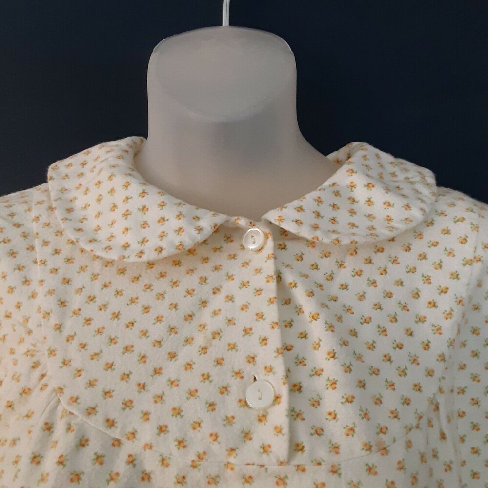 Vintage Handmade Flannel Gown Cottage Prairie,Country Girl Read